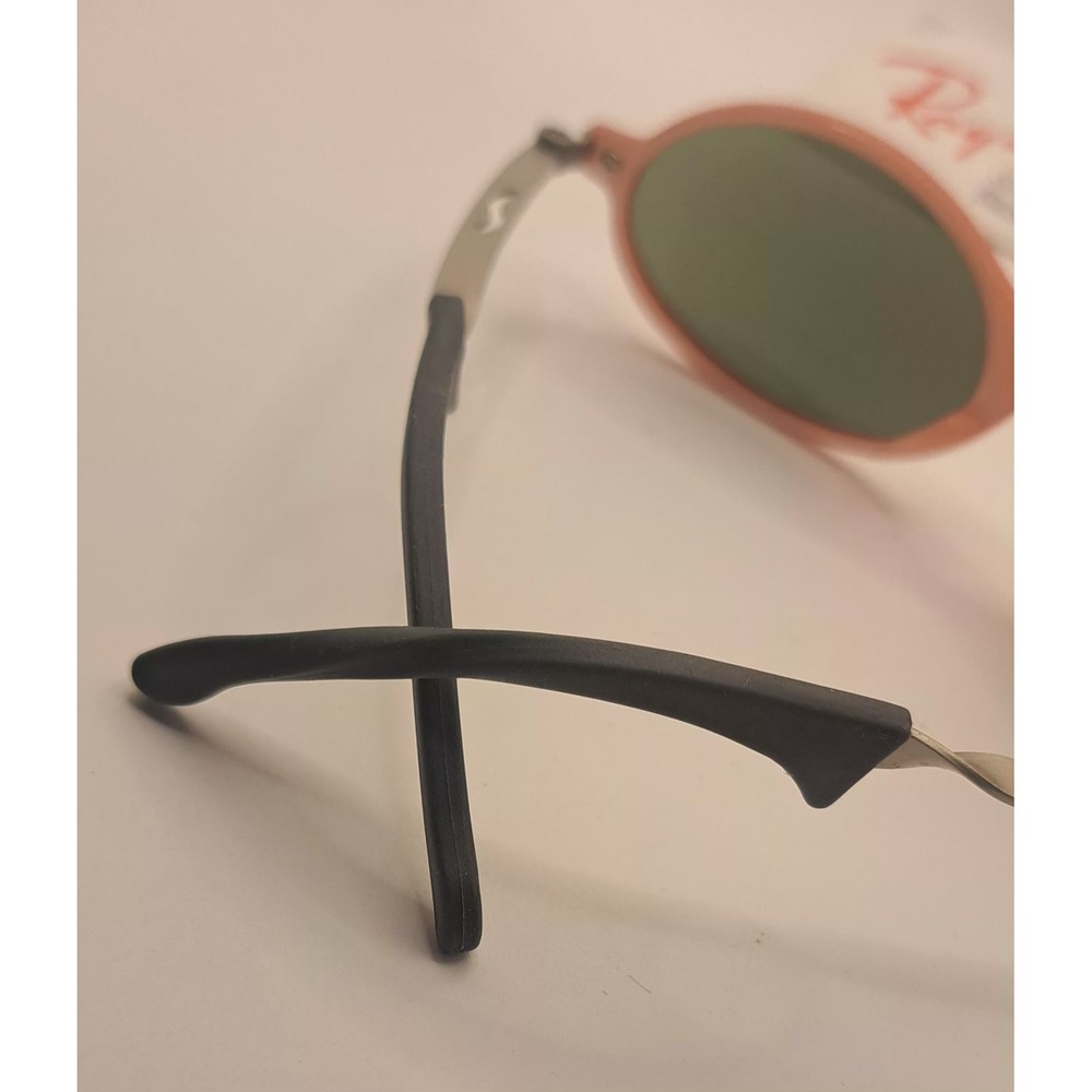 Vintage Pink Ray-Ban Orbs Sunglasses 80's Oval Bausch & Lomb Flash Mirror Lenses - Picture 12 of 16